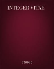 Integer Vitae Four-Part choral sheet music cover